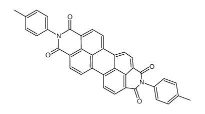 2,9-bis(p-tolyl)anthra[2,1,9-def:6,5,10-d'e'f']diisoquinoline-1,3,8,10(2H,9H)-tetrone Structure