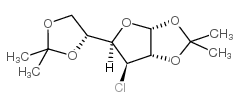 (3aR,5R,6S,6aS)-6-chloro-5-[(4R)-2,2-dimethyl-1,3-dioxolan-4-yl]-2,2-dimethyl-3a,5,6,6a-tetrahydrofuro[2,3-d][1,3]dioxole Structure