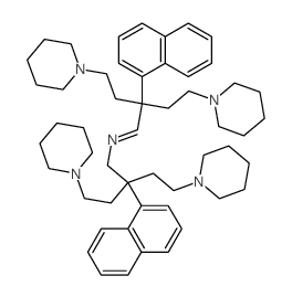 Piperidine, 1,1-(.delta., .delta.-nitriloditetramethylene)bis(.gamma.-(1-naphthyl)-gamma-(2-piperidinoethyl)- picture
