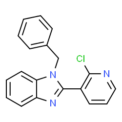 1-BENZYL-2-(2-CHLORO-3-PYRIDINYL)-1H-1,3-BENZIMIDAZOLE Structure