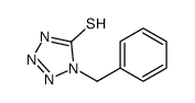 1-苄基-1H-四唑-5-硫醇结构式
