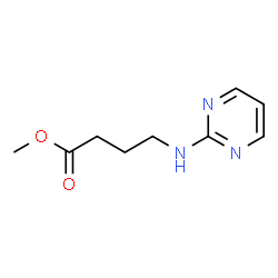 Methyl 4-(2-pyrimidinylamino)butanoate结构式