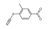 2-methyl-4-nitro-phenyl thiocyanate Structure