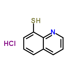 8-巯基喹啉盐酸盐 [用于软金属测定的萃取分光光度和荧光试剂]结构式