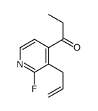 1-(2-Fluoro-3-(2-propenyl)-4-pyridinyl)-1-propanone Structure