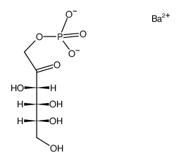 Fructose, 1-(dihydrogen phosphate), barium salt, d-结构式