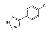 4-(p-chlorophenyl)-1,2,3-triazole结构式