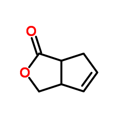 3,3a,6,6a-Tetrahydro-1H-cyclopenta[c]furan-1-one结构式