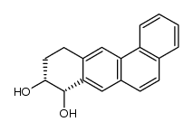 8,9-Dihydroxy-8,9,10,11-tetrahydrobenz[a]anthracene Structure