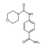 4-Morpholinecarboxamide,N-[4-(aminocarbonyl)phenyl]-(9CI)结构式
