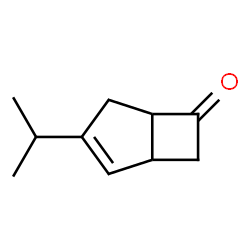 Bicyclo[3.2.0]hept-2-en-6-one, 3-(1-methylethyl)- (9CI) structure