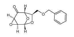 (1S,2S,4R,6S,7R)-7-((benzyloxy)methyl)-3,8,9-trioxatricyclo[4.2.1.02,4]nonan-5-one Structure