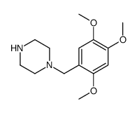 1-(2,4,5-Trimethoxybenzyl)piperazine structure