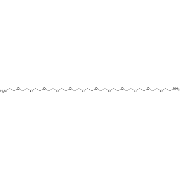 Amino-PEG12-amine Structure