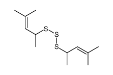 2-methyl-4-(4-methylpent-3-en-2-yltrisulfanyl)pent-2-ene结构式