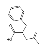 2-benzyl-4-methylpent-4-enoic acid结构式