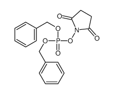 dibenzyl (2,5-dioxopyrrolidin-1-yl) phosphate Structure