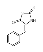 2,5-Thiazolidinedione, 4-benzylidene-2-thio-结构式