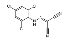 2-[(2,4,6-trichlorophenyl)hydrazinylidene]propanedinitrile Structure