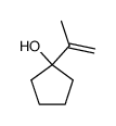 1-(1-Methylethenyl)cyclopentanol Structure