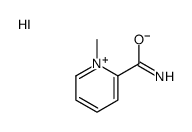 1-methylpyridin-1-ium-2-carboxamide,iodide Structure