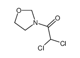 Oxazolidine, 3-(dichloroacetyl)- (9CI) structure