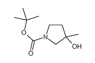 3-羟基-3-甲基吡咯烷-1-羧酸叔丁酯图片