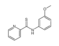 N-(3-methoxyphenyl)pyridine-2-carbothioamide Structure