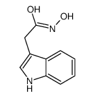 N-hydroxy-2-(1H-indol-3-yl)acetamide结构式