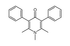 1,2,6-trimethyl-3,5-diphenylpyridin-4-one Structure