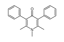 1,2,6-trimethyl-3,5-diphenylpyridin-4-one结构式