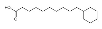 10-cyclohexyl-decanoic acid结构式