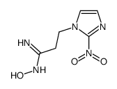 N'-hydroxy-3-(2-nitroimidazol-1-yl)propanimidamide结构式