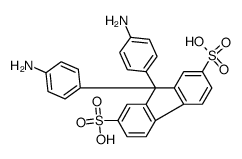 9,9-bis(4-aminophenyl)fluorene-2,7-disulfonic acid结构式