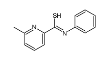 6-methyl-N-phenylpyridine-2-carbothioamide Structure