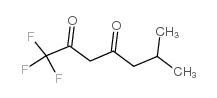 2,4-Heptanedione,1,1,1-trifluoro-6-methyl- Structure