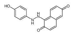 1-[2-(4-hydroxyphenyl)hydrazinyl]naphthalene-2,6-dione Structure