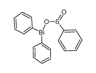 diphenyl((phenylsulfinyl)oxy)bismuthane Structure