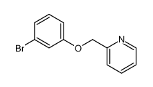 2-((3-Bromophenoxy)methyl)pyridine结构式
