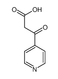 3-oxo-3-pyridin-4-ylpropanoic acid Structure