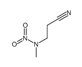 N-(2-cyanoethyl)-N-methylnitramide Structure