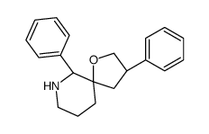 (3S,5R,6S)-3,6-Diphenyl-1-oxa-7-azaspiro[4.5]decane结构式