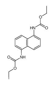 1,5-bis-(ethoxycarbonylamino)naphthalene结构式