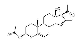 3,17-Dihydroxy-16-methylpregna-5,15-diene-20-one 3-acetate picture