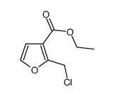 ethyl 2-(chloromethyl)-3-furoate结构式