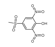 2,6-Dinitro-4-(methyl-sulfonyl)-phenol Structure