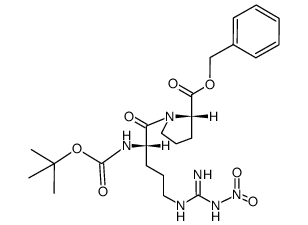 Boc-Arg(NO2)-Pro-OBzl Structure