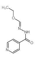 N-(ethoxymethylideneamino)pyridine-4-carboxamide结构式