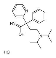 4-[di(propan-2-yl)amino]-2-phenyl-2-pyridin-2-ylbutanamide,hydrochloride结构式
