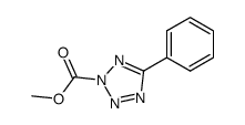 5-phenyl-tetrazole-2-carboxylic acid methyl ester Structure